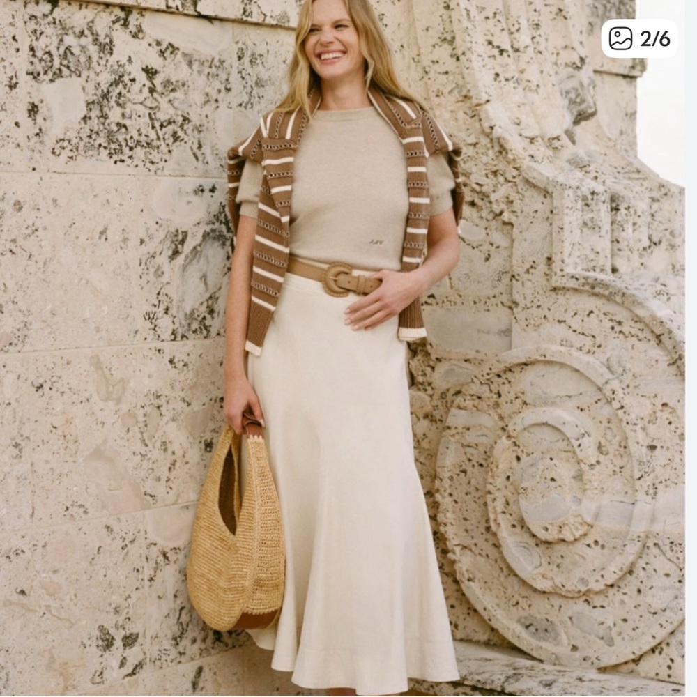 Tuckernuck Brown and Cream Striped Sweater - Picture 2 of 7